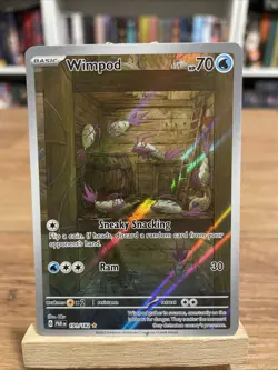 Pokemon TCG Wimpod Paradox Rift 191/182 Holo Illustration Rare Card - Image 1