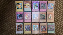 Yu-Gi-Oh 15 Card Lot Cards Old Banger Cards No Reserve Auction Yugioh Look - Image 1