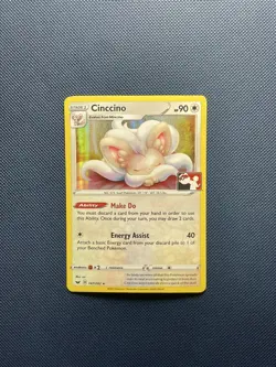 (NM/MT) Cincinno Holo 147/202 Pokemon Play Prize Pack Series 1 Stamped Card - Image 1