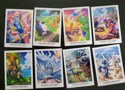 Pokemon Center JP 8 Individual Card Sleeves Mimikyu Lugia Reshiram Pikachu - Image 1