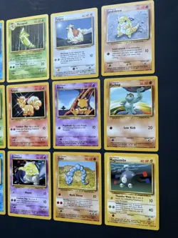 Pokemon TCG - BASE Set - 12-Card - COMMON - Lot #17 - WOTC - Vintage - LP - Image 3
