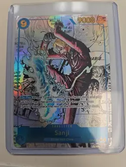 SANJI ENGLISH OP06-119 Manga Alt Art ONE PIECE CARD THE BEST vol.2 PRB-02 - Image 1