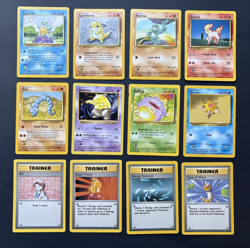 Pokemon TCG - BASE Set - 12-Card - COMMON - 1U- Lot #18 - WOTC - Vintage - LP-MP - Image 1