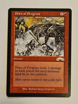Price of Progress Exodus Regular NM The List Mystery MTG Magic Card - Image 1