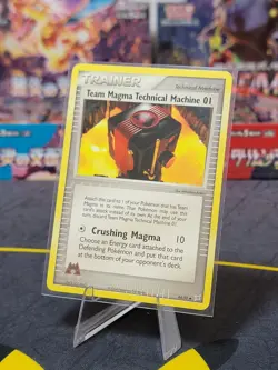 EX Team Magma Technical Machine 01 Trainer Pokemon Card 84/95 LP - Image 1