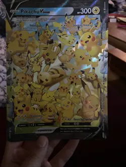 Pikachu V-Union SWSH141 Holographic Oversized Card Great Condition. - Image 1