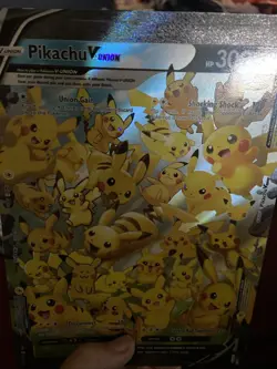Pikachu V-Union SWSH141 Holographic Oversized Card Great Condition. - Image 3