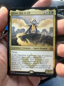 Betor, Kin to All - (Near Mint NM) MTG Magic - Tarkir: Dragonstorm (TDM) - Image 1