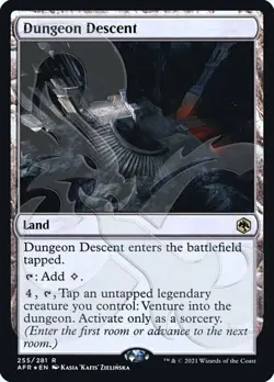 1x Dungeon Descent - Foil - Ampersand Promo NM-Mint, English Unique & Misc Promo - Image 1