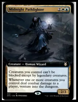 Commander: Adventures in the Forgotten Realms #322 Midnight Pathlighter - Image 1