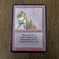 MTG Arabian Nights Hurr Jackal HP/Rare 1994-Moderately Played-Free Ship - Image 1