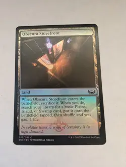 Obscura Storefront Streets of New Capenna Foil MTG NM - Image 1