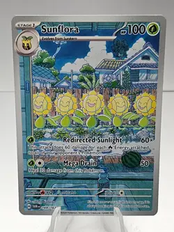 Pokemon Card TCG - Sunflora 169/167 Illustration Rare Twilight Masquerade - #3 - Image 1