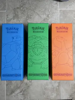 Pokemon Generations Mewtwo Premium Charizard, Venusaur, Blastoise Storage Box - Image 1