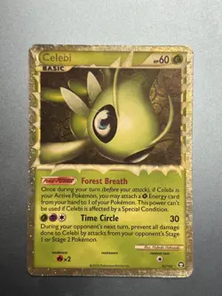 Celebi 92/102 Holo HGSS Triumphant Prime Pokemon TCG - Image 1