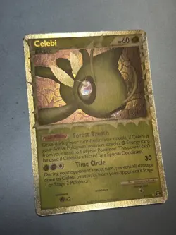 Celebi 92/102 Holo HGSS Triumphant Prime Pokemon TCG - Image 2