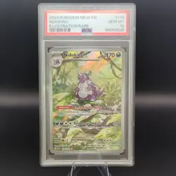 2023 POKEMON MEW EN-151 ILLUSTRATION RARE #174 NIDOKING PSA 10 - Image 1