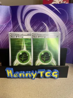 Pokemon TCG - Grass Energy - 017 (Horizontal Holo) - Black Bolt & White Flare - Image 1