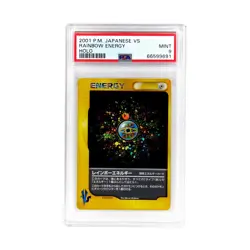 Pokemon PSA 9 Rainbow Energy Holo Japanese VS Series - Image 1