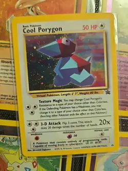 Pokemon Cool Porygon #15 SEALED Black Star Promo Holo LP WOTC 15/53 Poly Bag - Image 1