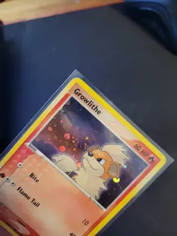Pokemon TCG Reverse Holo Growlithe 64/112 Fire Red & Leaf Green LP Condition - Image 3