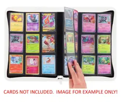 Pokemon TCG 9-Pocket Binder BCW Z-Folio Custom Laser Engraved White Flare! - Image 3
