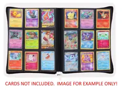 Pokemon TCG 9-Pocket Binder BCW Z-Folio Custom Laser Engraved White Flare! - Image 4