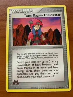 Team Magma Conspirator / Pokemon TCG / EX Team Magma vs. Team Aqua 82/95 / HP / - Image 1