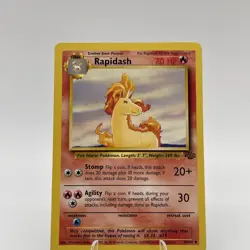 Rapidash 44/64 Uncommon Pokemon TCG WOTC Unlimited Jungle Light Play LP - Image 1