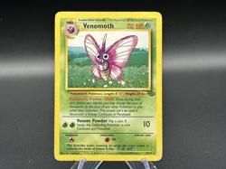 Venomoth - 29/64 Jungle - Pokemon TCG - 1999 - Damaged - Image 1