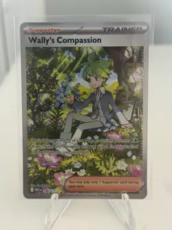 Pokemon TCG Wally’s Compassion 186/132 Secret Rare Trainer Mega Evolution - Image 3
