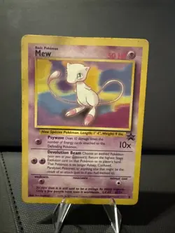 Pokemon TCG Mew 8 Wizards Black Star Promos Non Holo Rare WOTC - Image 1