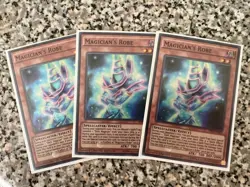 Yugioh Magician’s Robe SHVI-ENSE3 Super Rare Limited Edition NM - Image 1