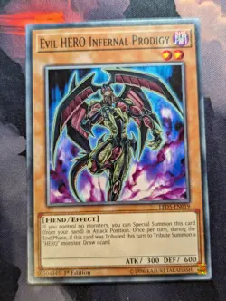 Yugioh | Evil HERO Infernal Prodigy - LED5-EN019 - Common - 1st Edition - Image 1