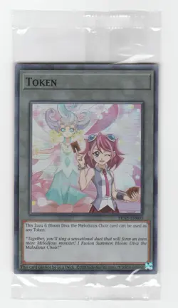 Yu-Gi-Oh! Zuzu & Bloom Diva The Melodious Choir Token TKN5-EN003 - Still Sealed - Image 1