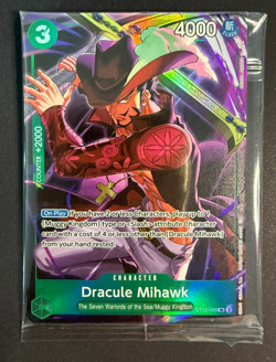 Dracule Mihawk (Illustration Box Vol.4) ST12-003 One Piece Promo Cards sealed - Image 1