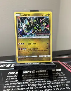 Zygarde SM48 Burning Shadows Prerelease Black Star Promo Holo Pokemon TCG Card - Image 1