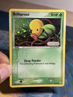 Bellsprout 49/92 Reverse Holo Stamped Pokemon Card 2006 EX Legend Maker MP/HP - Image 3