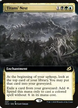 Titans' Nest (Extended Art) [Ikoria: Lair of Behemoths] Magic MTG - Image 1