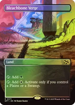 Bleachbone Verge (Borderless) 371 Foil NM MTG Aetherdrift Magic - Image 1