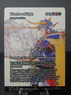 0017 Warrior of Light - Jodah, the Unifier Showcase MTG Final Fantasy - Image 1