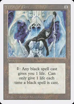 Throne of Bone [Revised Edition] Magic MTG - Image 1