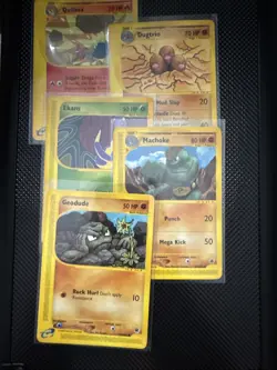 Pokemon Expedition Bundle MINT Charmander Pikachu Gastly + 3 x Reverse Holos - Image 4