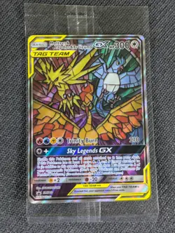 Moltres & Zapdos & Articuno GX Pokemon Hidden Fates Promos #SM210 Sealed - Image 1