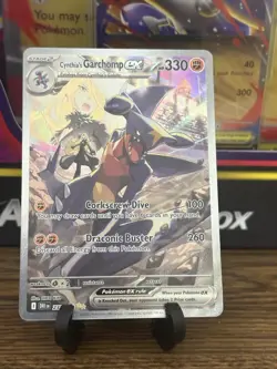 Cynthia’s Garchomp ex Special Illustration Rare 232/182 Destined Rivals Pokemon - Image 1