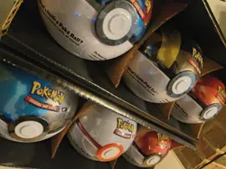 Pokemon 2024 Q4 Pokeball Tin Display x2 (6 Pokeballs) Cases. Pokeballs Sealed - Image 1