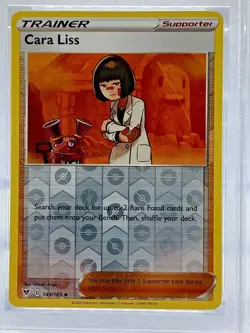 2020 Pokemon SWSH Vivid Voltage Cara Liss Reverse Foil #149 PSA 9 MINT POP 4 - Image 3