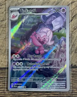 Pokemon TCG Sv02 Paldea Evolved Tinkatuff IR 217/193 - NM - Image 1