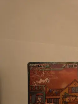 Pokemon TCG Scarlet & Violet Mew EX 053 Black Star Promo Holo NM-/LP+ - Image 2