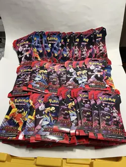 Pokemon Destined Rivals Sleeved Booster Pack LOT of 68 Sealed Packs. Free S&H - Image 1